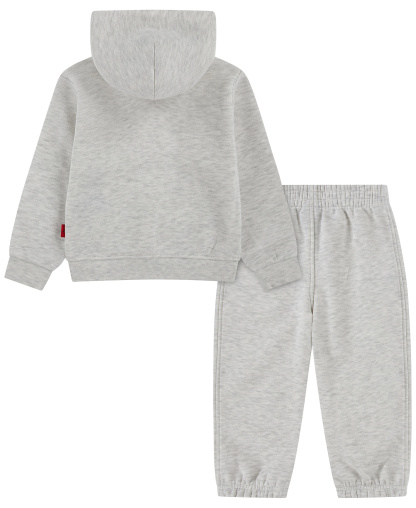 Jordan Toddler Boys' 2T-4T Long-Sleeve Hoodie and Pants, 2-Piece Set - Neutral Gray Heather