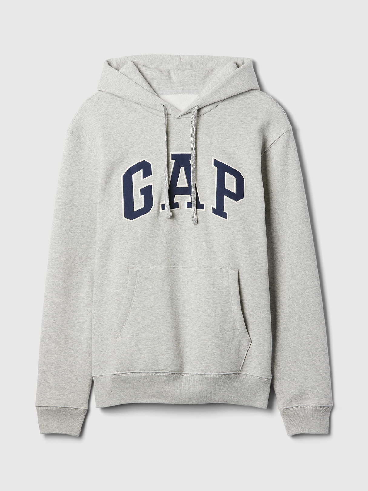 Adult VintageSoft Arch Logo Hoodie - Light heather grey
