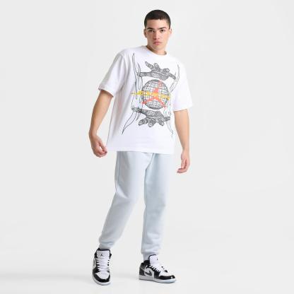 Men's Jordan Hands Graphic T-Shirt - White/Infrared 23 - view 2