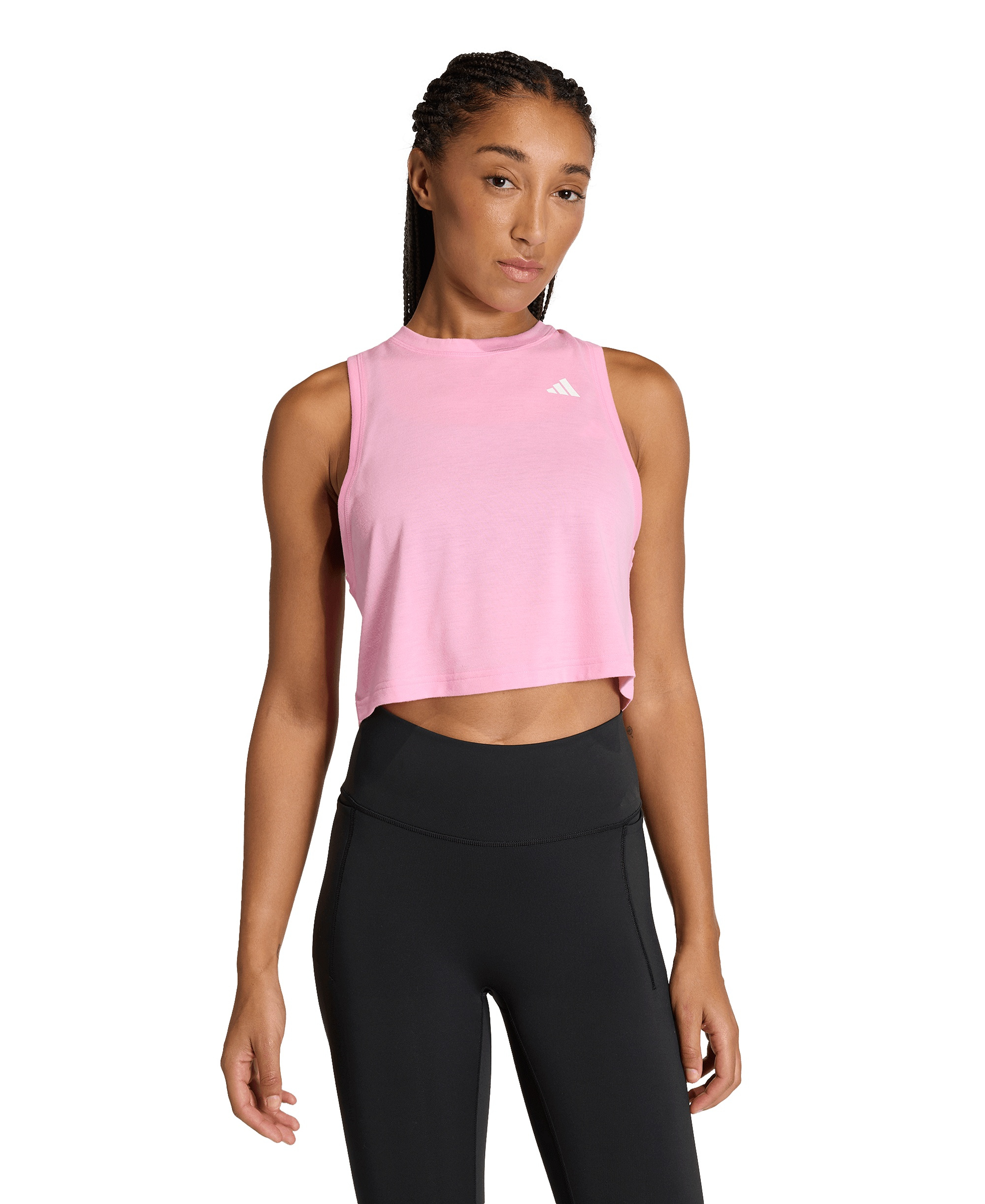 adidas Women's Train Essentials Boxy Workout Tank - Pink