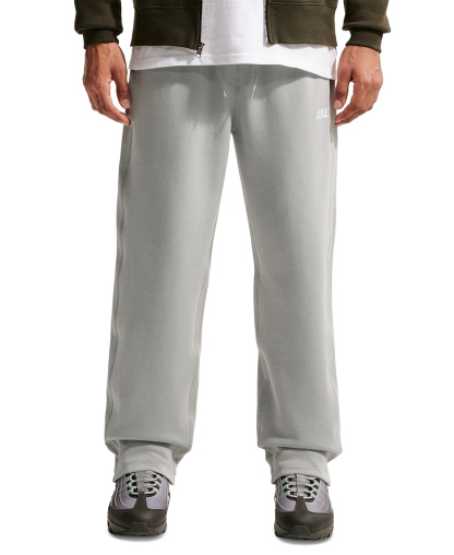 Nike Sportswear Club Men's Varsity Open-Hem Pants - Light Smoke Gray/White