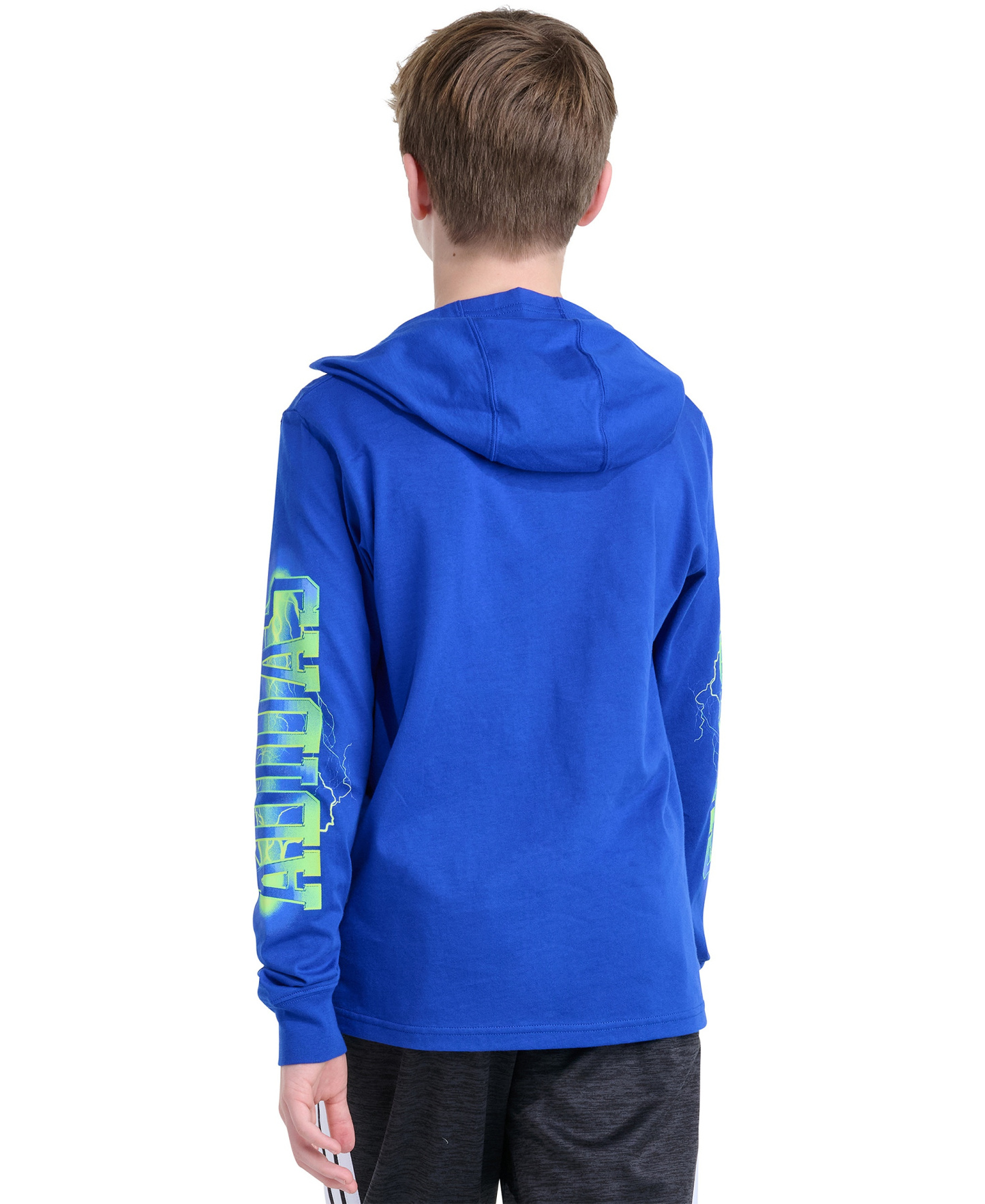 adidas Boys' 8-20 Long-Sleeve Hoodie - Team Royal Blue