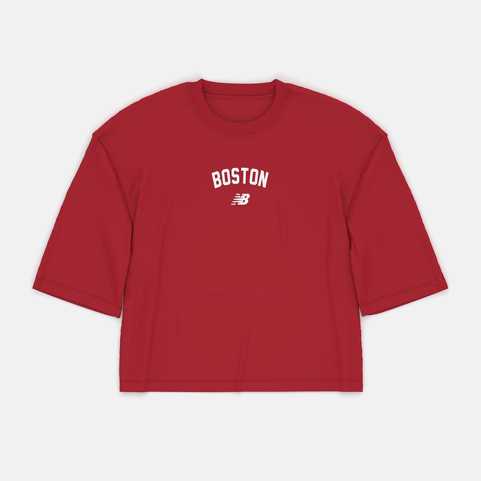 New Balance Boston City Waist Length T-Shirt, WT61W25ATRE