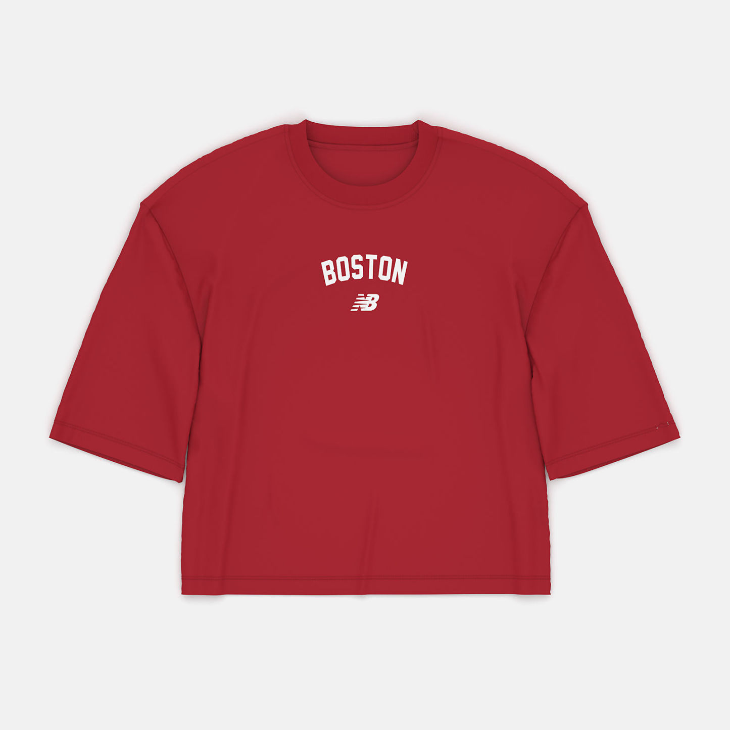 New Balance Boston City Waist Length T-Shirt, WT61W25ATRE