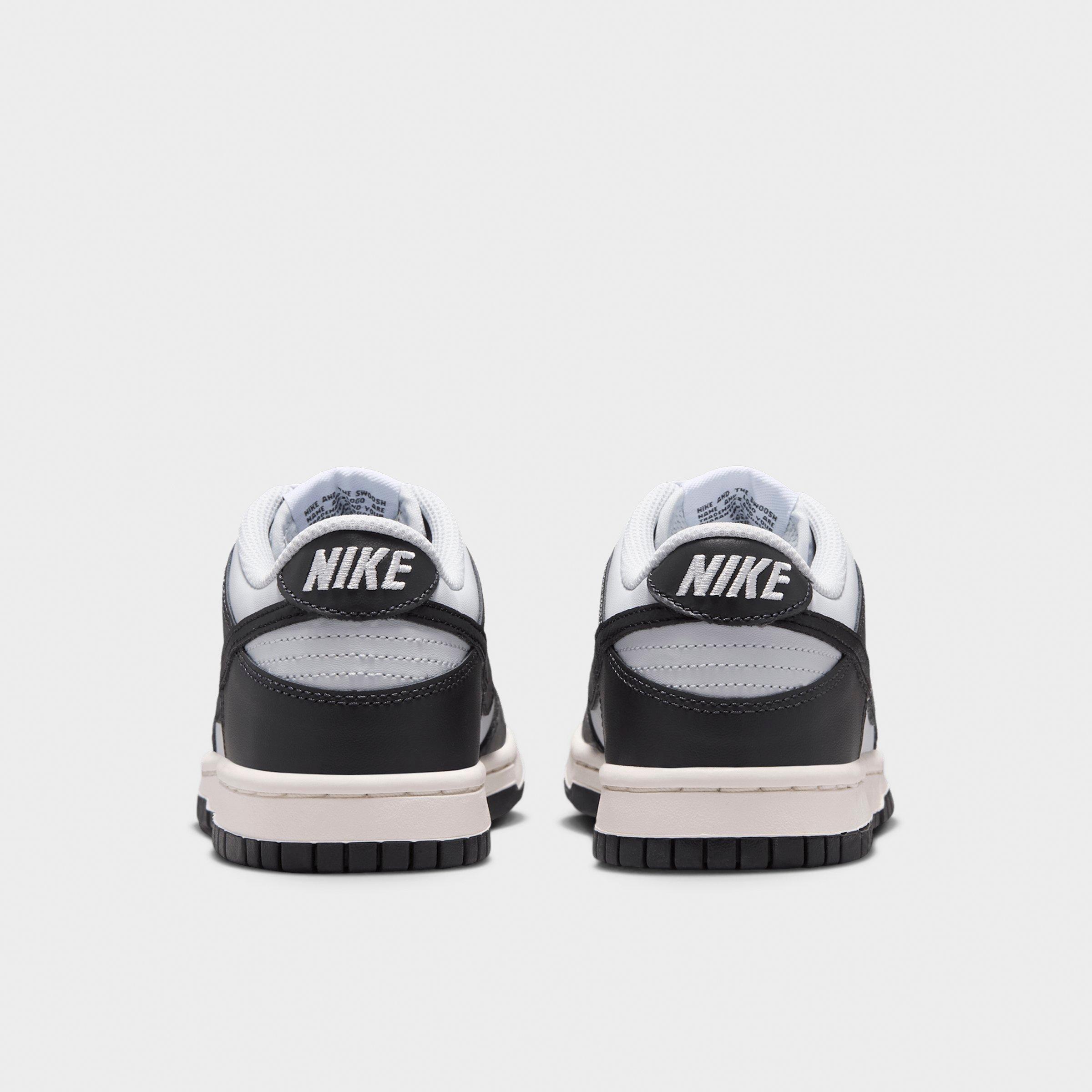 Big Kids' Nithtke Dunk Low Casual Shoes - Part 1 - Off Noir/Phantom/Sail/Black - Back view