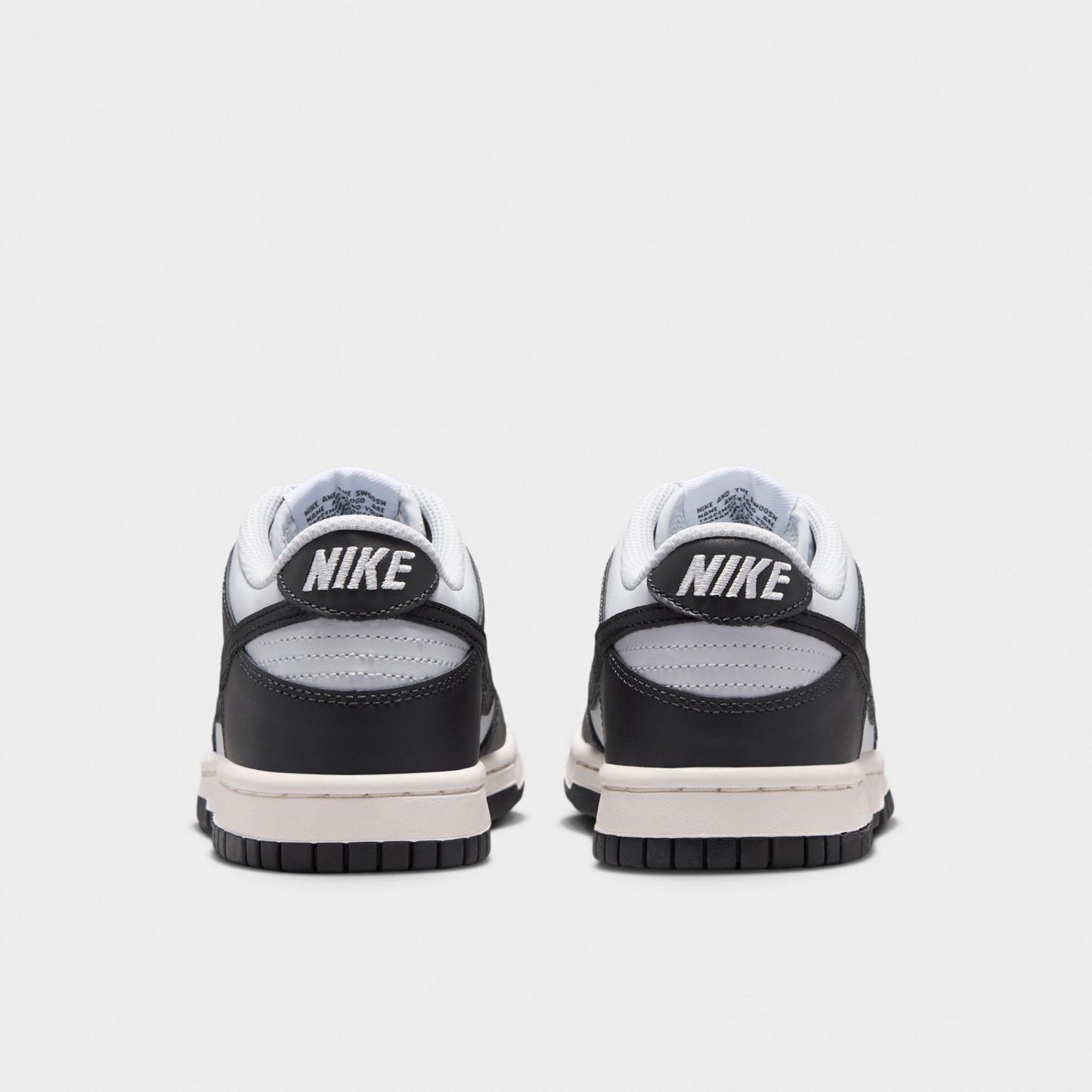 Big Kids' Nithtke Dunk Low Casual Shoes - Part 1 - Off Noir/Phantom/Sail/Black - Back view