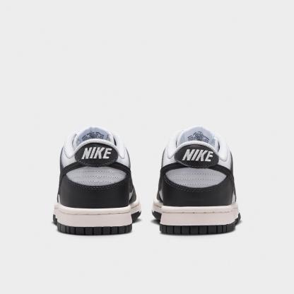 Big Kids' Nithtke Dunk Low Casual Shoes - Part 1 - Off Noir/Phantom/Sail/Black - Back view