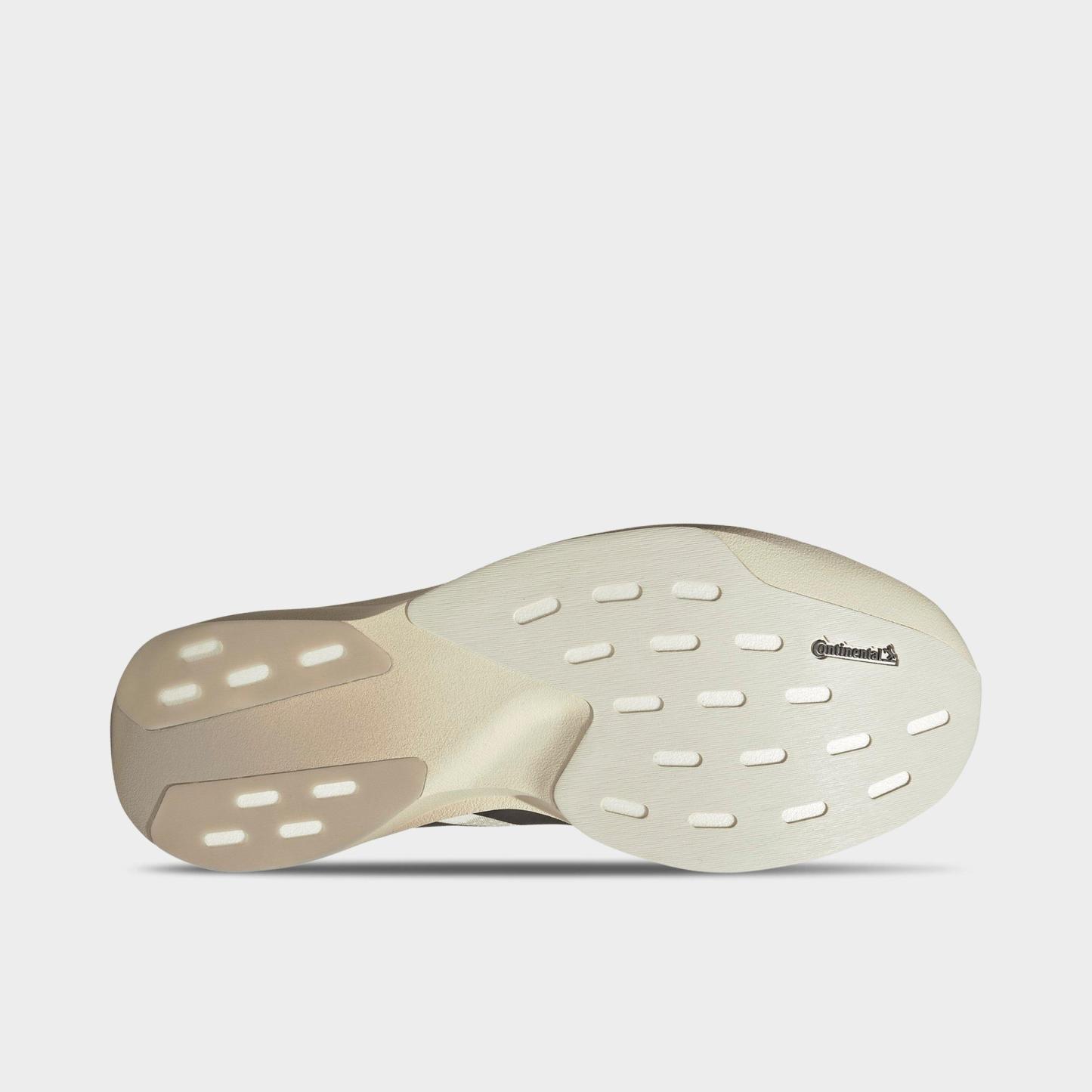 Men's adidas Adizero EVO SL Running Shoes - Part 1 - Off White/Aurora Coffee Metallic/Matte Silver - Bottom view