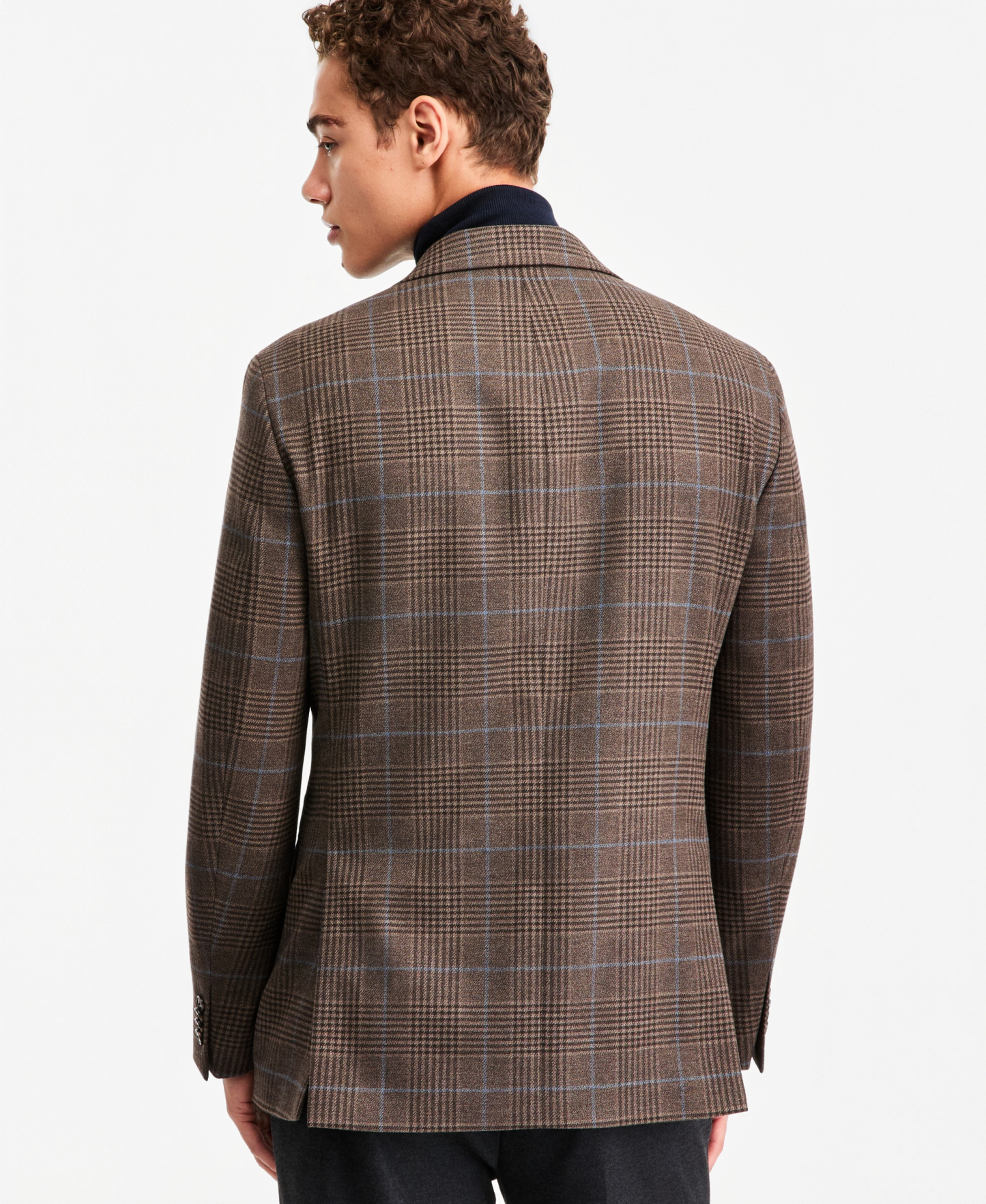 Tommy Hilfiger Men's Modern-Fit Patterned Sport Coat - Brown