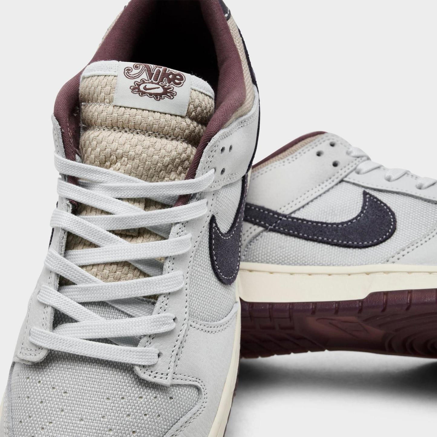Men's Nike Dunk Low Retro SE Casual Shoes - Off White/Spruce Aura/Moon Particle/Dark Raisin
