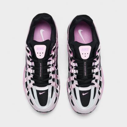 Women's Nithtke P-6000 Casual Shoes - Part 2 - Black/Pink Foam/Light Magenta/Black - Top view