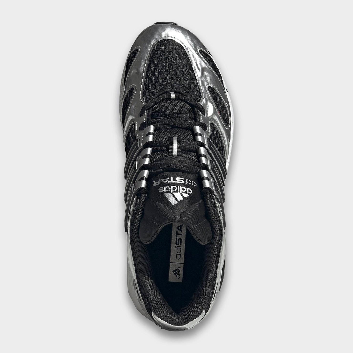 Women's adidas Originals Adistar MLD Casual Shoes - Core Black/Silver Metallic/Cloud White - Top view