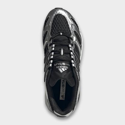 Women's adidas Originals Adistar MLD Casual Shoes - Core Black/Silver Metallic/Cloud White - Top view