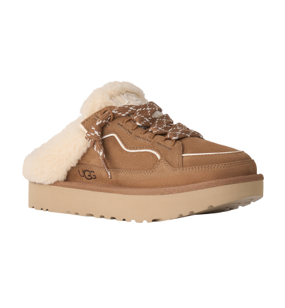 UGG® Women's Lowmel Round Toe Mule Clogs - Chestnut