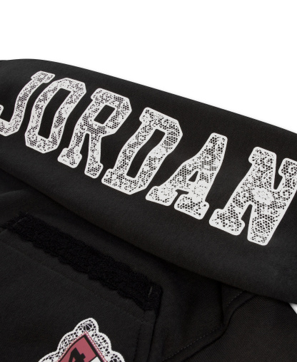 Jordan Girls' 7-16 Allstar Fleece Pullover Hoodie - Off Noir