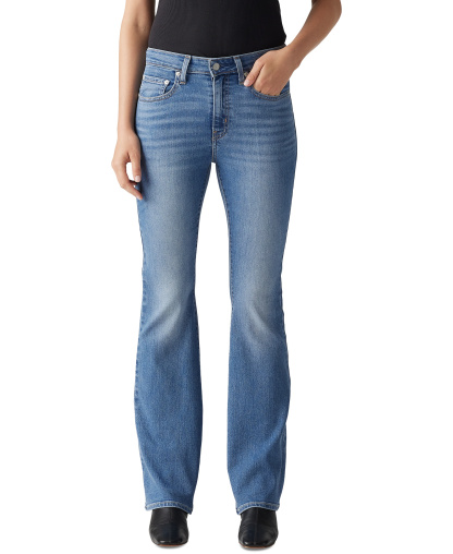 Levi's Women's 726 High-Rise Slim Fit Flare Jeans - Eternal Indigo Mid