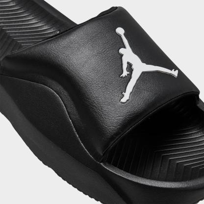 Men's Jordan Franchise Slide Sandals - Black/White - view 3
