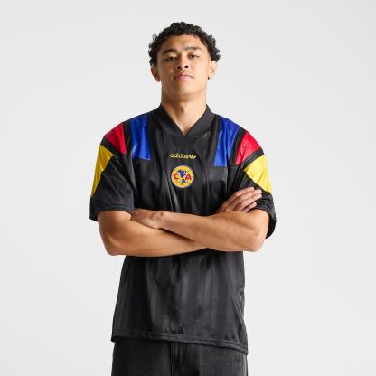 Men's adidas Originals Club América EQT Soccer Jersey - Black