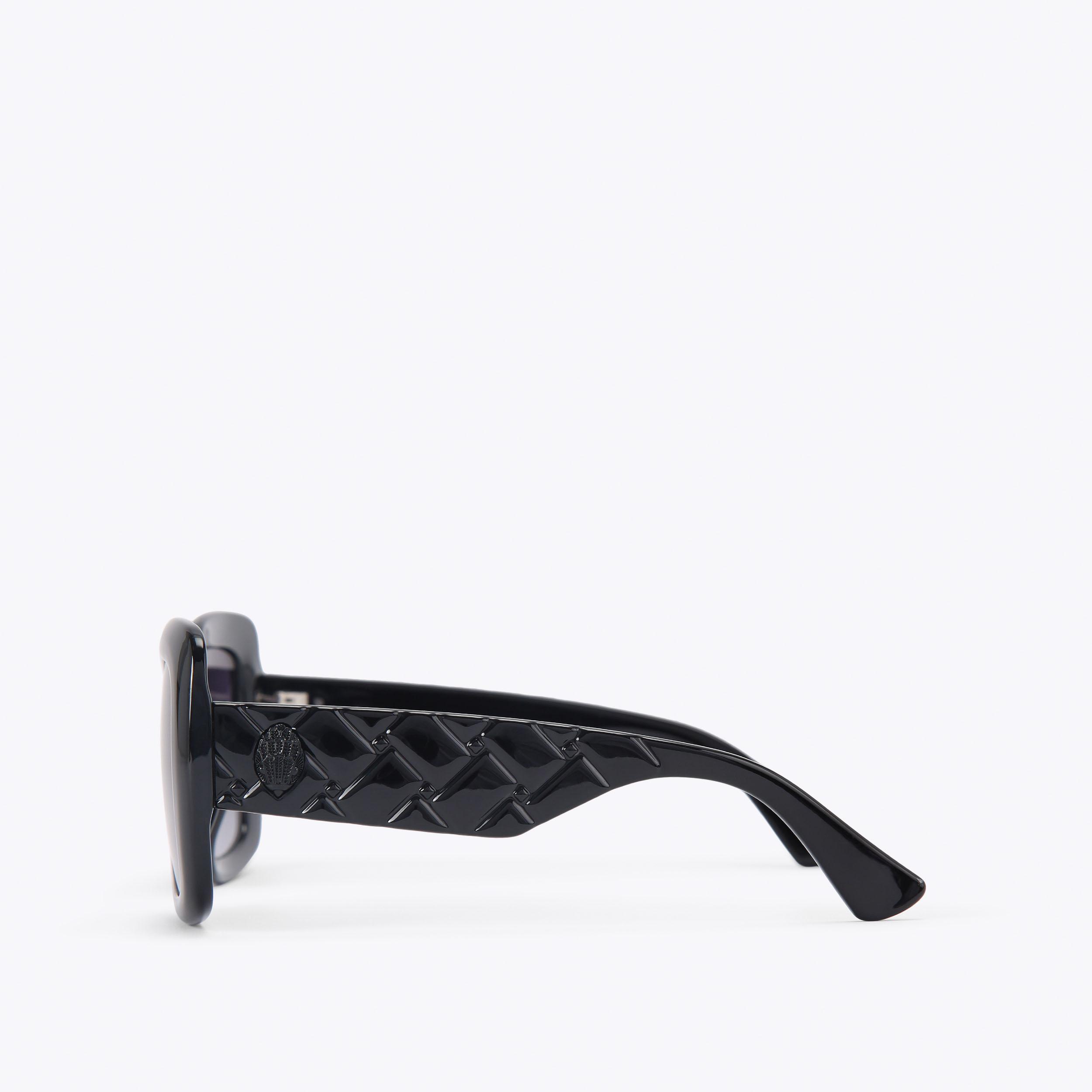 Kurt Geiger London Kensington Square Sunglasses - Black - view 4