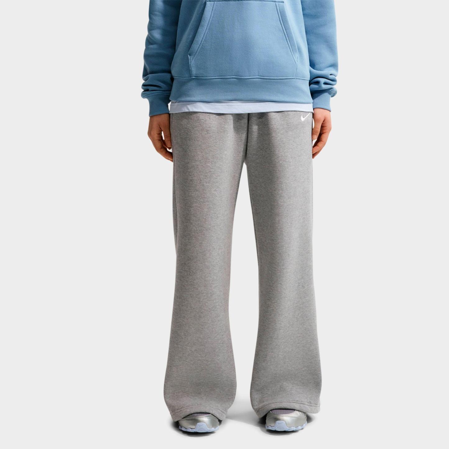 Women's Nithtke Studio Fleece Medium-Weight Wide-Leg Pants - Dark Grey Heather/Sail