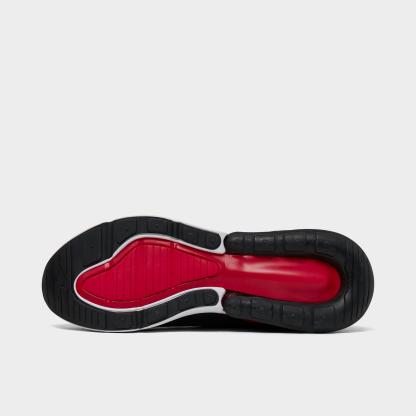 Men's Nithtke Air Max 270 Casual Shoes - Part 1 - Black/University Red/Anthracite/White - Bottom view