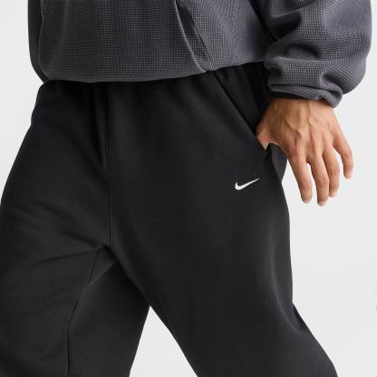 Men's Nithtke Solo Swoosh Cuffed Sweatpants - Black/Sail
