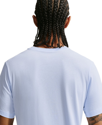Nike Men's Sportswear Club Crewneck T-Shirt - Hydrogen Blue