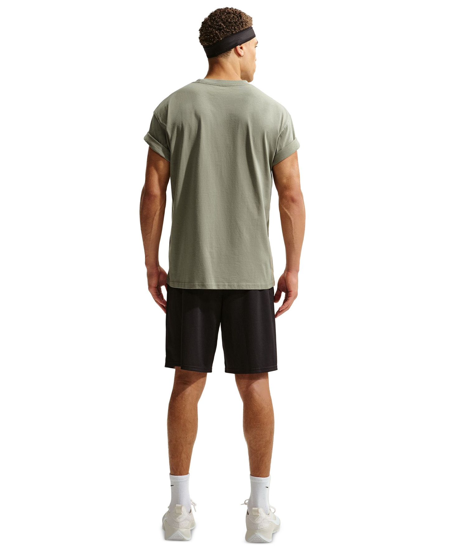 Nike Men's 9" Drawcord Training Shorts - Black/White