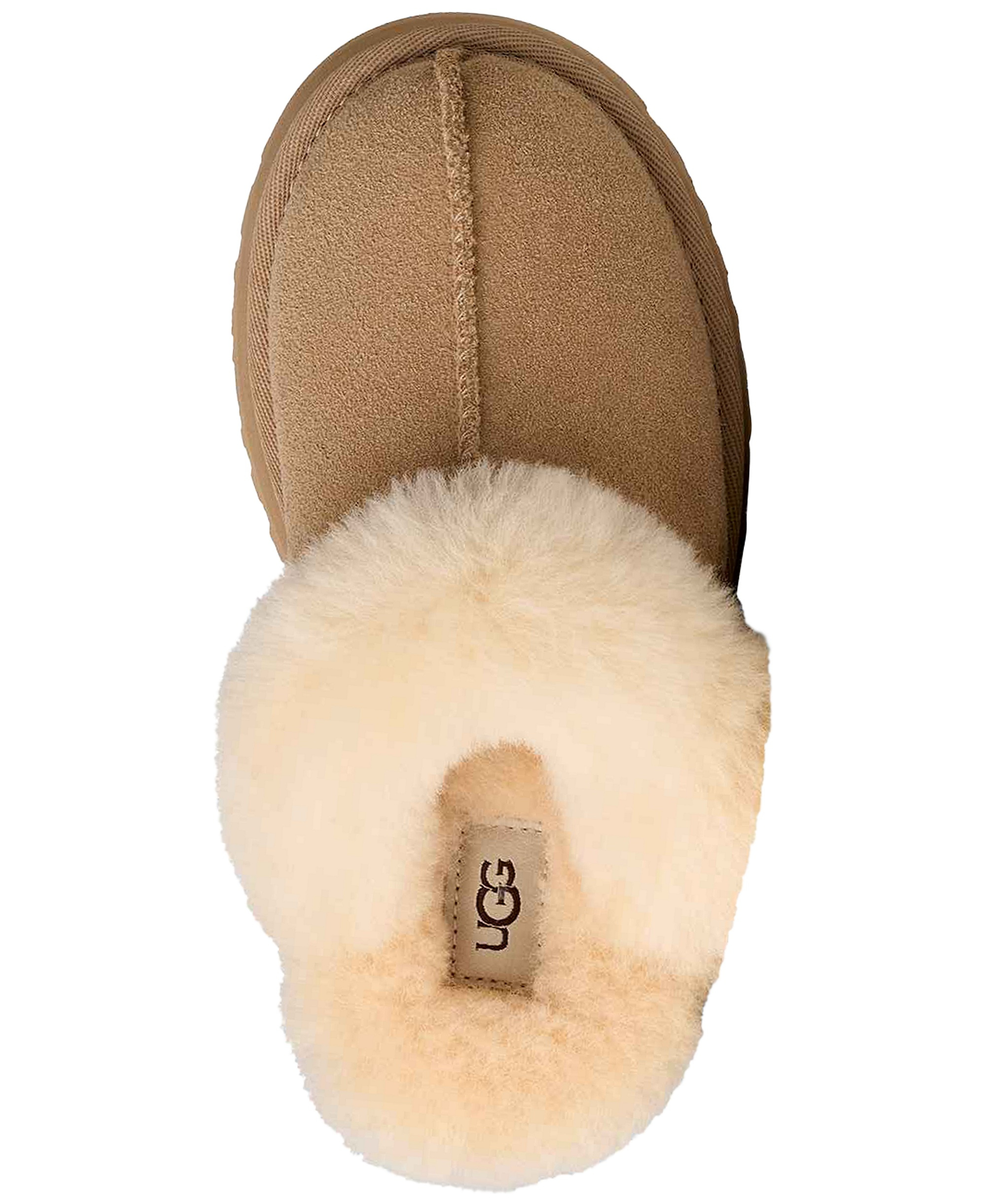 UGG® Kids Round Toe Disquette Slippers - Sand
