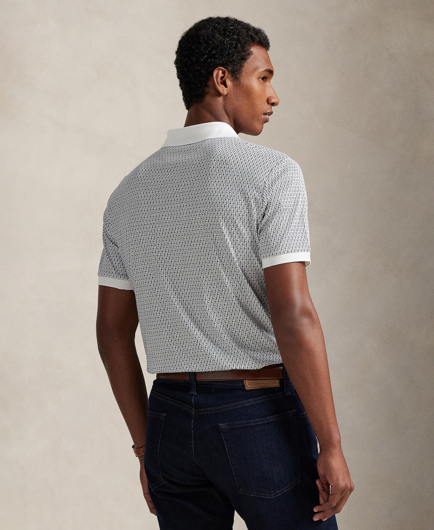 Polo Ralph Lauren Men's Short-Sleeve Classic-Fit Polo Shirt - Mini Mallets/White