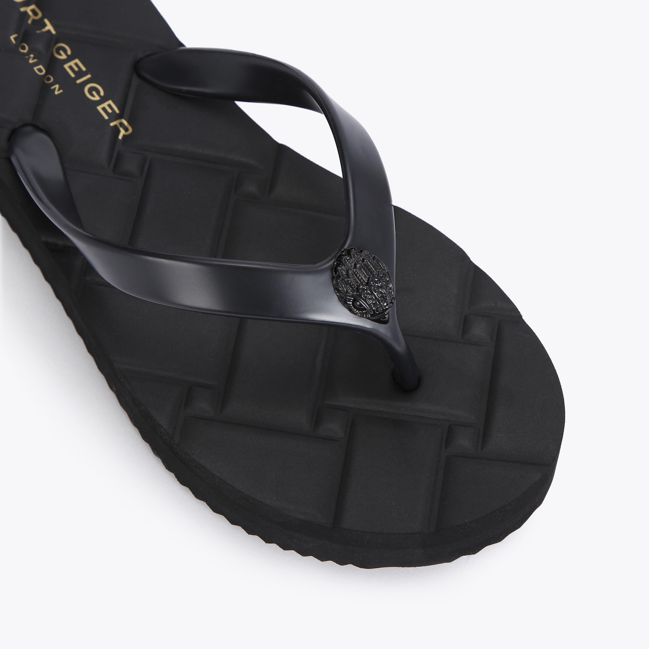 Kurt Geiger London Kensington Quilted Sandal - Black - view 4
