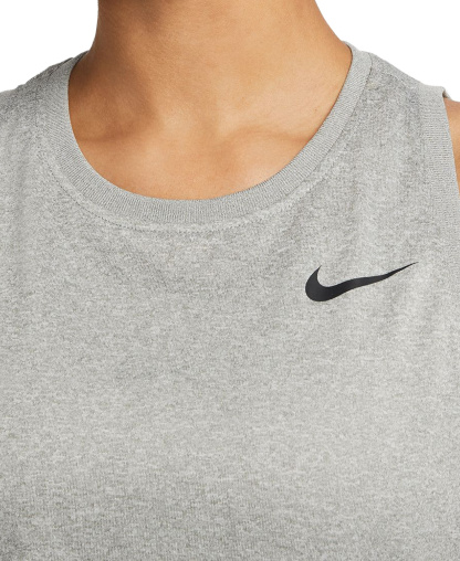 Nike Women's Dri-FIT Training Tank Top - Tumbled Gray