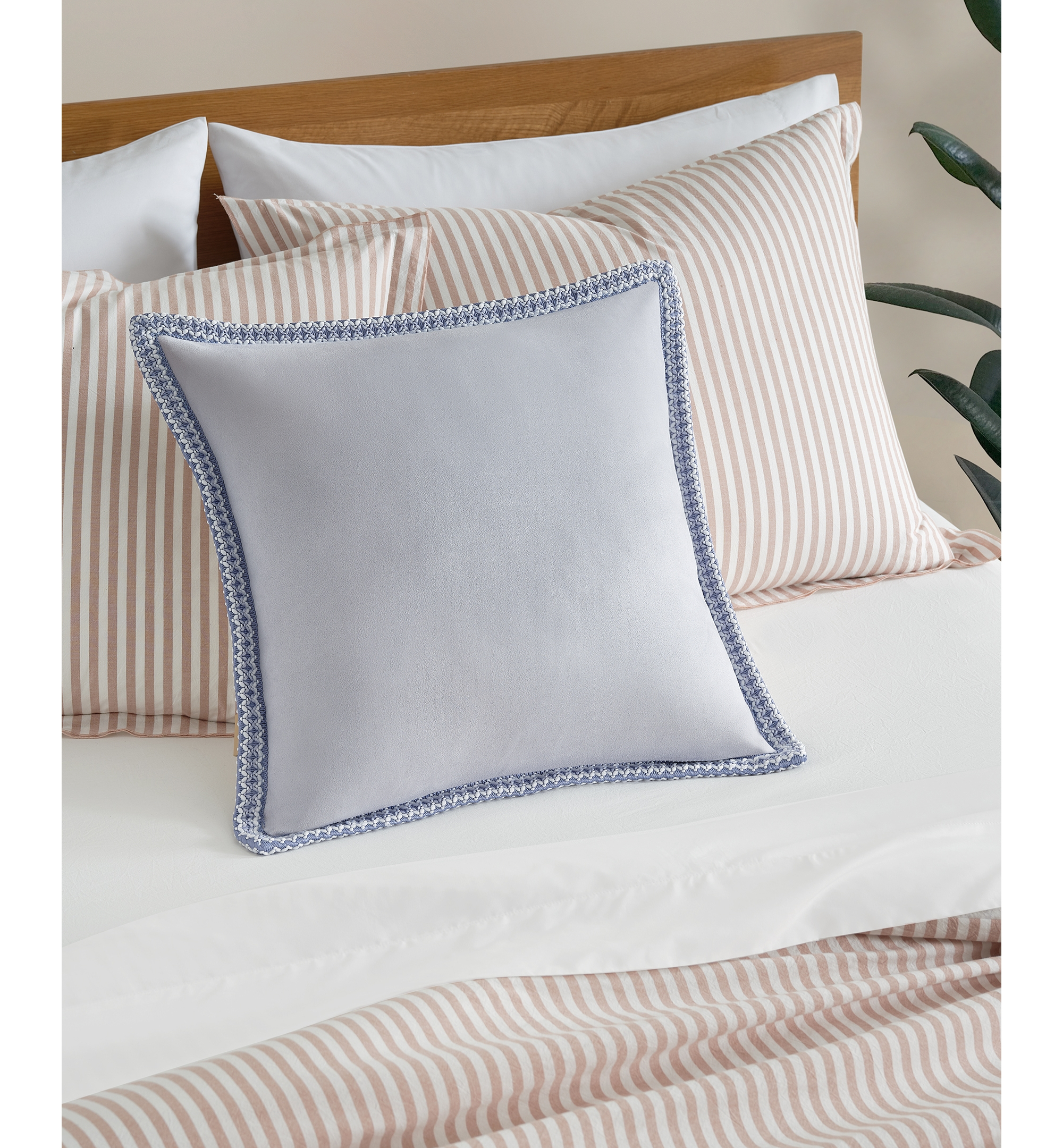 UGG® Kirkwood UGG Braid Decorative Pillow, 20" x 20" - Misty Wisteria