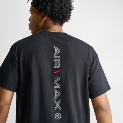 Men's Nike Sportswear Air Max 95 Graphic T-Shirt - Black/University Red
