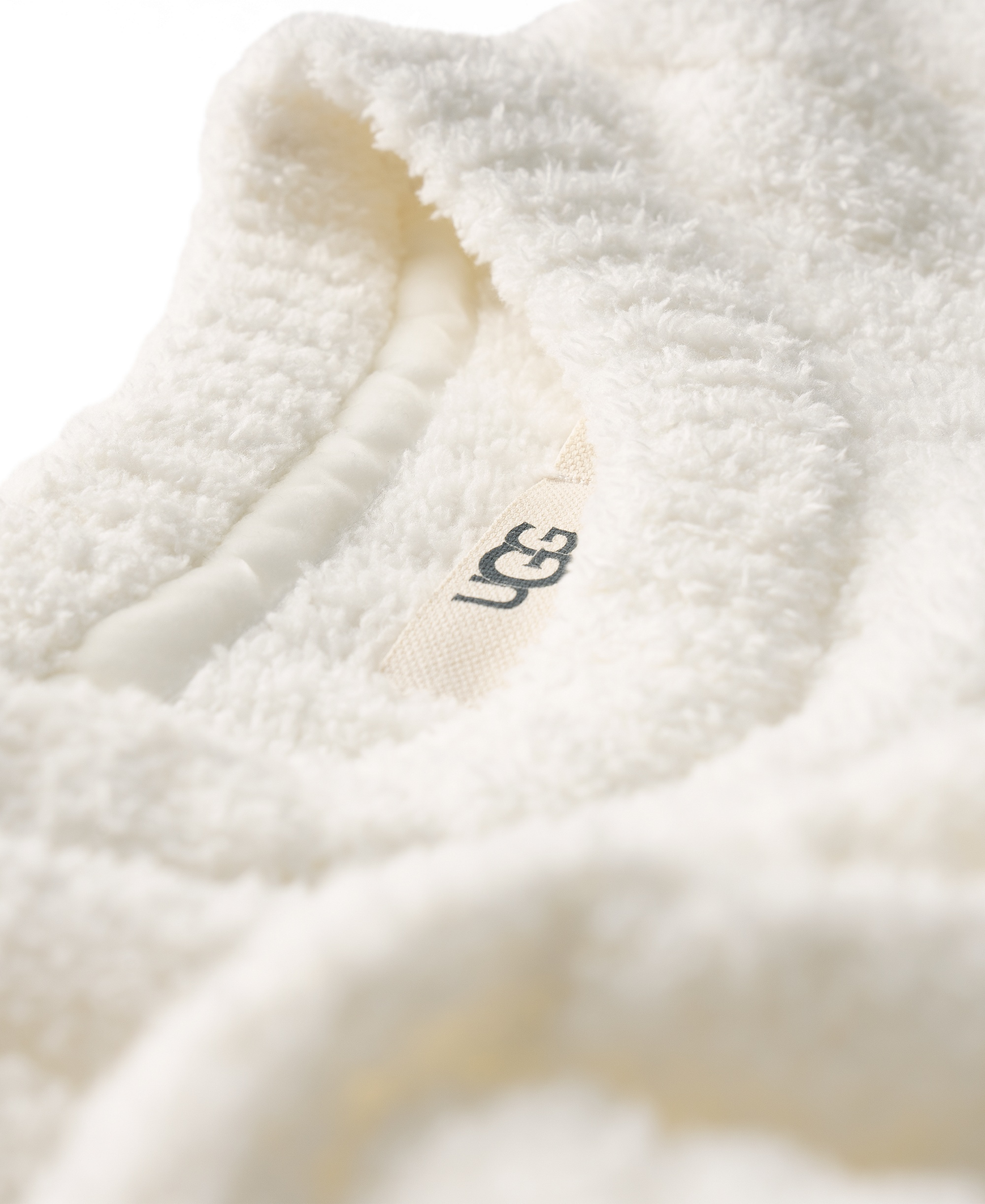 UGG Women's Riz Ribbed Long-Sleeve Knit Sleep Top - Cream