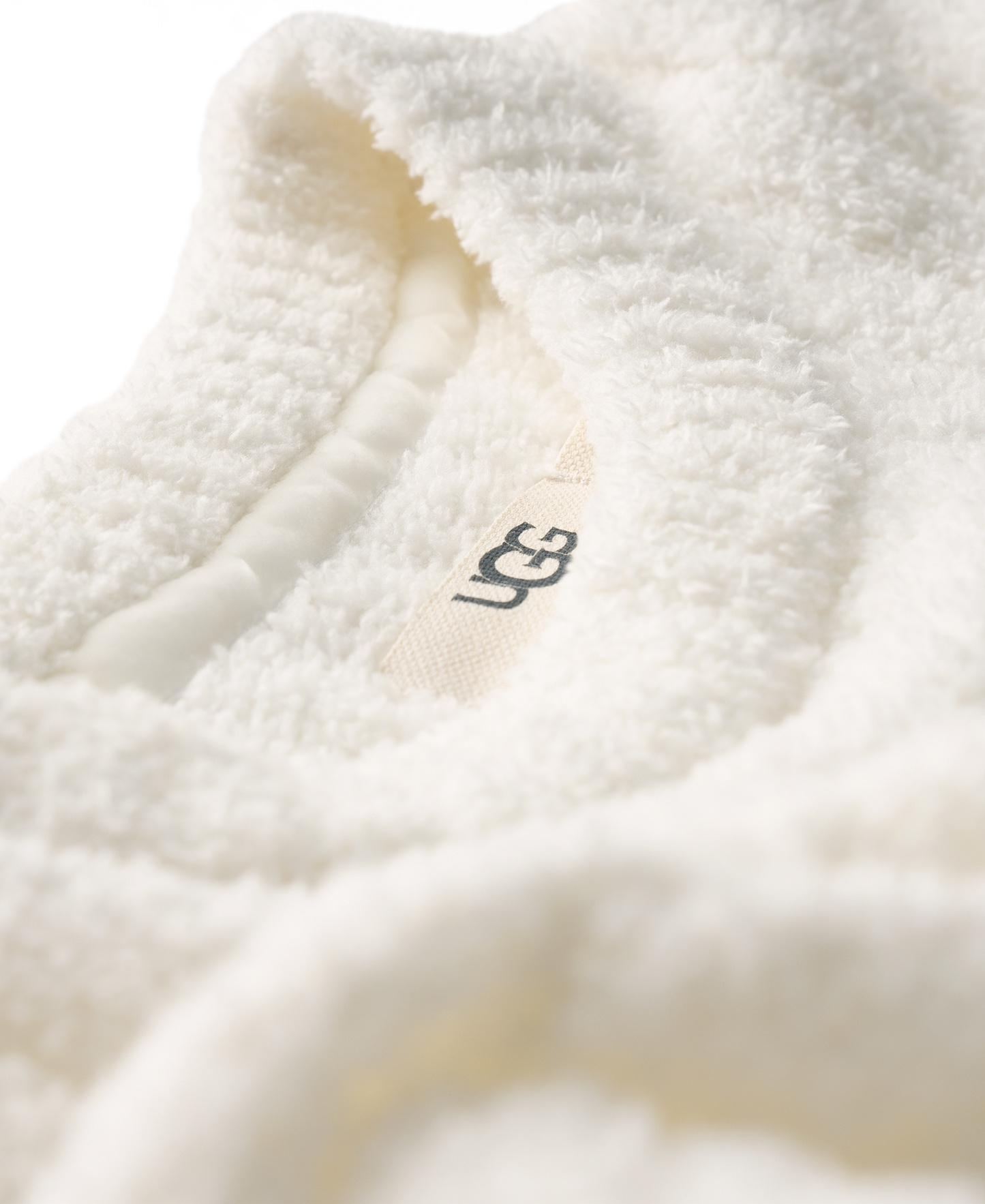 UGG Women's Riz Ribbed Long-Sleeve Knit Sleep Top - Cream