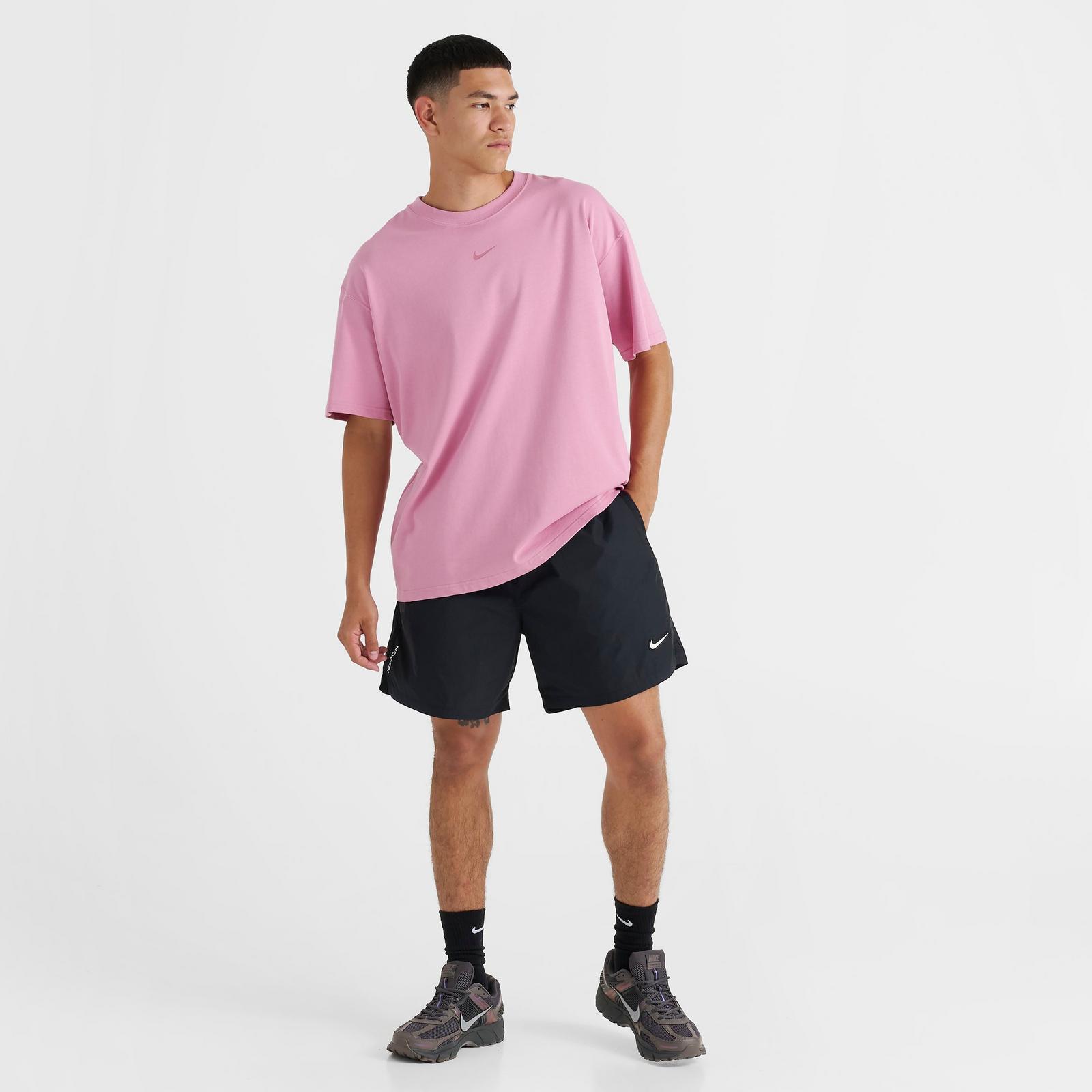 Men's Nike NOCTA Cardinal Nylon Shorts - Black/Black/White