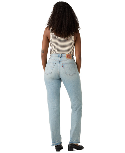 Levi's Women's 501 Curve High-Rise Straight-Leg Jeans - Yours And Mine