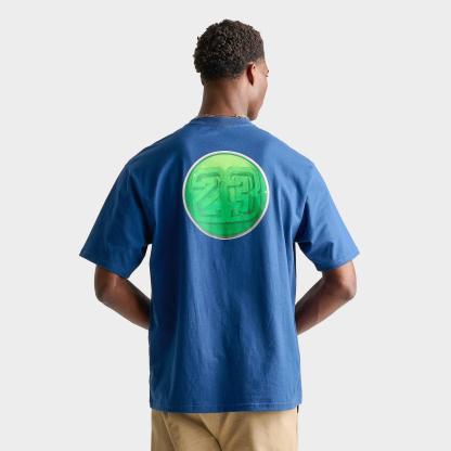 Men's Jordan 1985 AJ13 Flint T-Shirt - French Blue - view 1