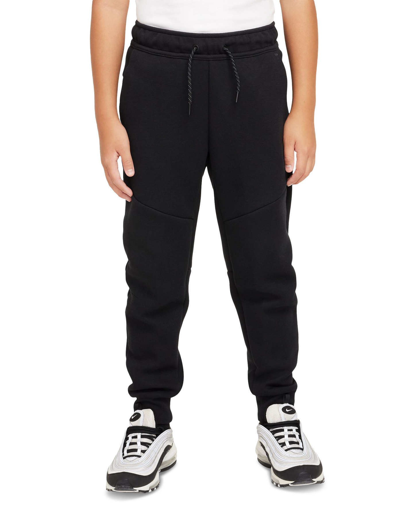 Nike Boys' and Girls' 7-20 Sportswear Tech Fleece Jogger Pants - Black