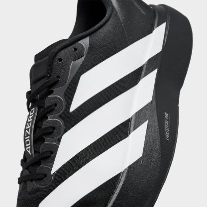 Men's adidas Adizero EVO SL Running Shoes - Part 2 - Black/White/Black - Detail shot