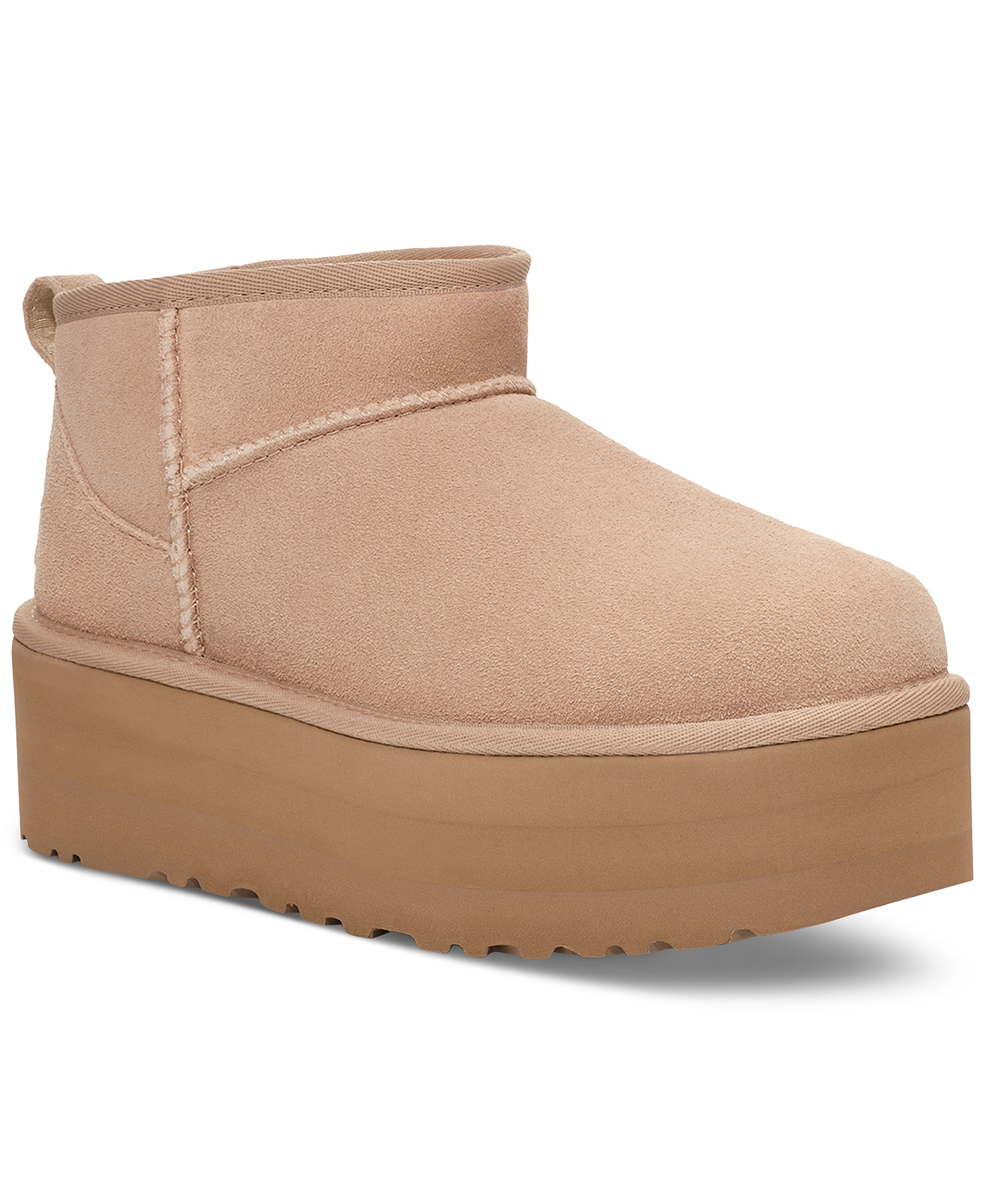 UGG® Women's Classic Ultra Mini Platform Booties - Sand