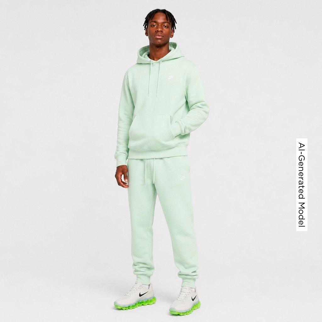 Men's Nithtke Club Fleece Premium Jogger Pants - Part 1 - Jade Aura/Jade Aura/White