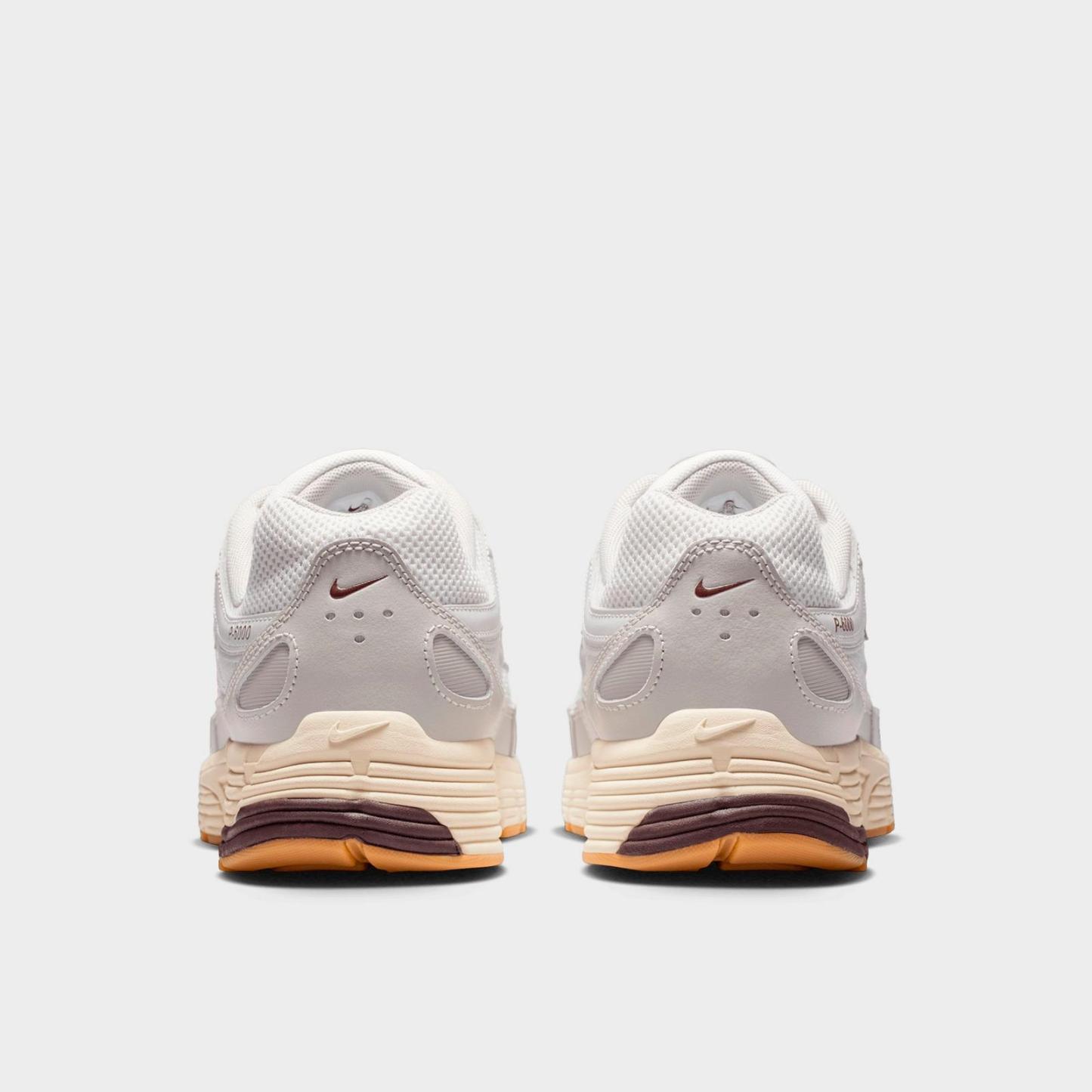 Men's Nike P-6000 Casual Shoes - College Grey/Vast Grey/Coconut Milk/Burgundy Crush