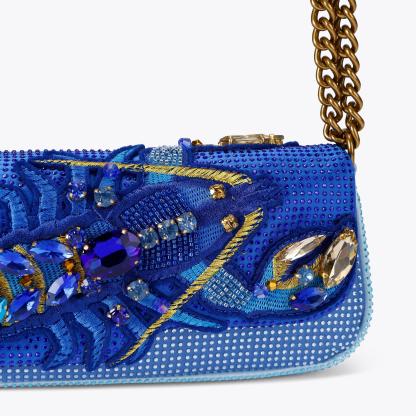 Kurt Geiger London Pickle Lobster Shoulder Bag - Blue - view 5