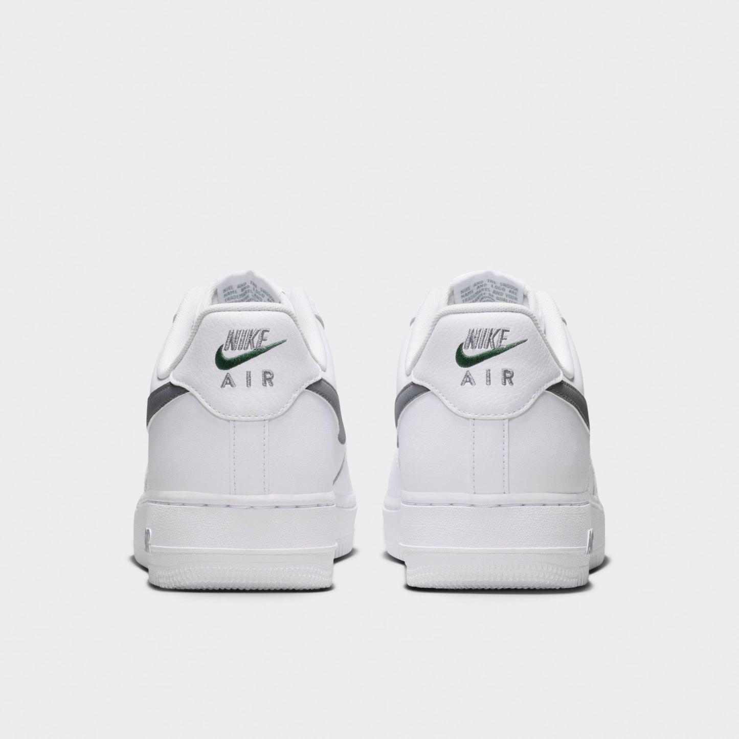 Men's Nithtke Air Force 1 '07 Casual Shoes - Part 1 - White/Fir/Cool Grey - Back view