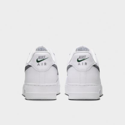 Men's Nithtke Air Force 1 '07 Casual Shoes - Part 1 - White/Fir/Cool Grey - Back view