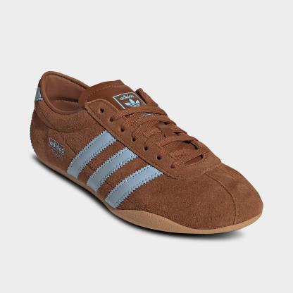 Women's adidas Originals Tokyo Casual Shoes - Part 1 - Dusky Bronze/Clear Sky/Gum - Both shoes facing left
