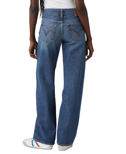 Levi's Women's Super-Low Double-Button Relaxed-Fit Denim Jean - Blended Beauty