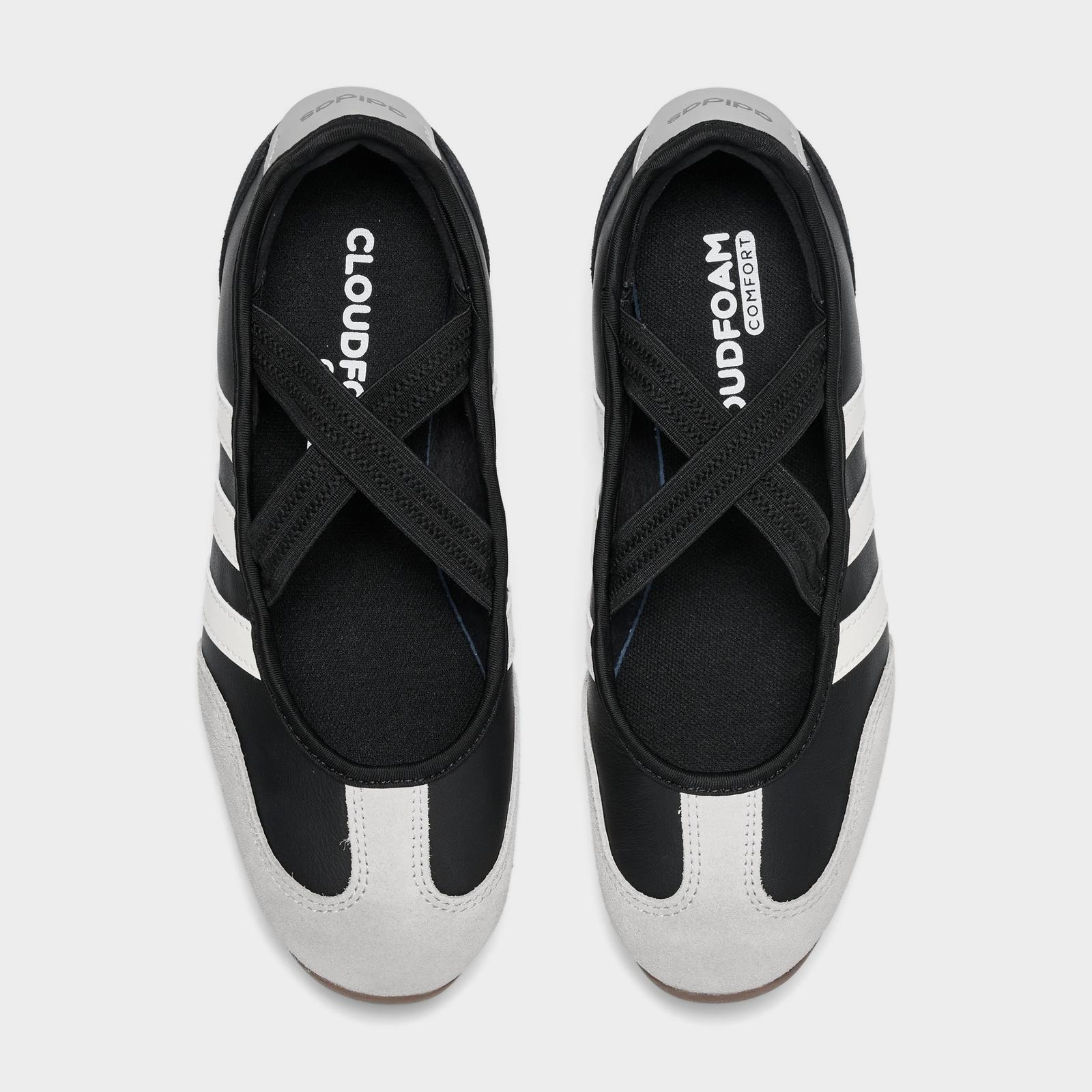 Women's adidas Barreda Mary Jane Casual Shoes - Core Black/Core White/Gum - view 5